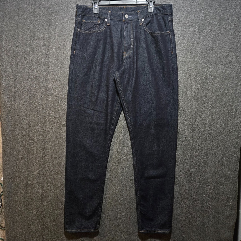 Bonobos Organic Cotton Blue‎ Jean Men's 35x34 Dark Wash Athletic Fit